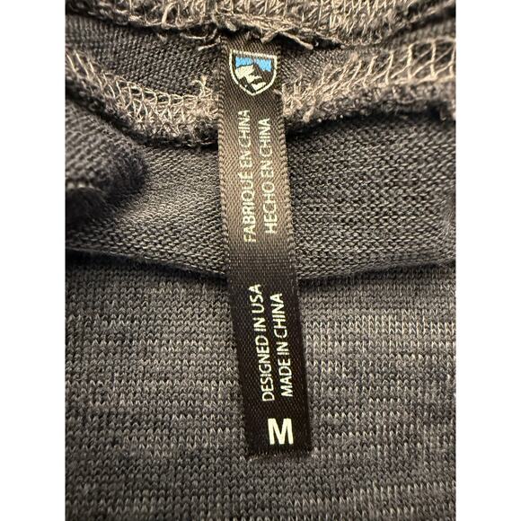 Kuhl Lea Cowl Neck Sweater Dress Women’s Size M Dark Gray Stretch Pockets 4209 - Picture 8 of 10